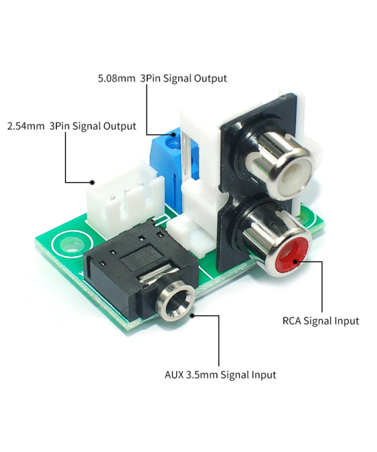 Modulo convertidor de audio 3.5mm a RCA