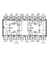 Circuito integrado Flip Flop SN74LS76N