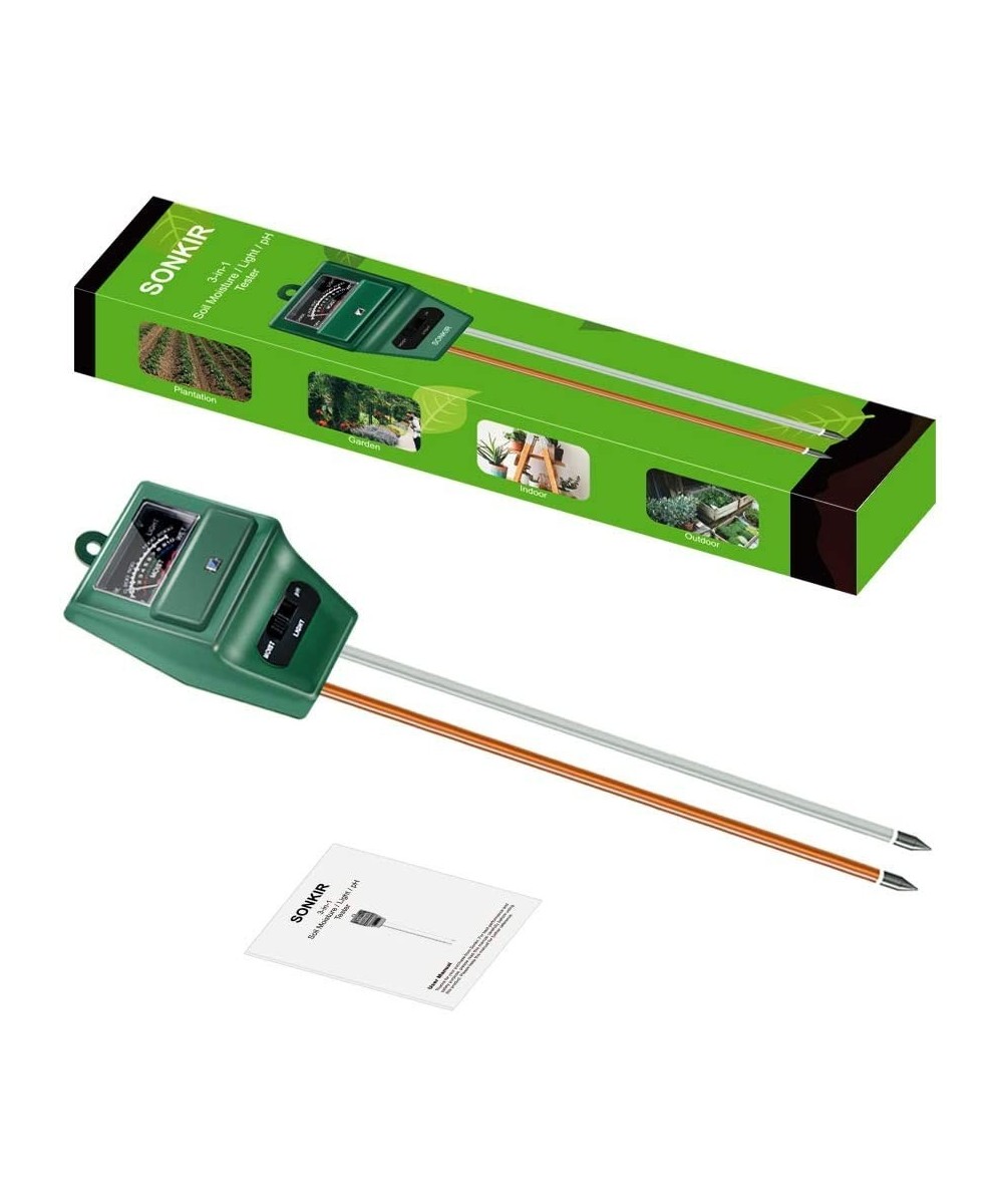 Medidor de PH/Humedad/Luz de Suelo 3 en 1