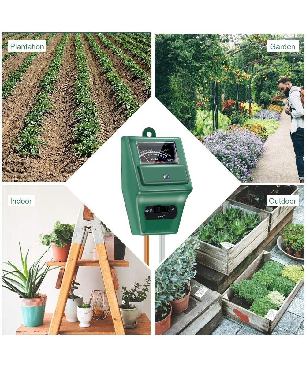 Medidor de PH/Humedad/Luz de Suelo 3 en 1