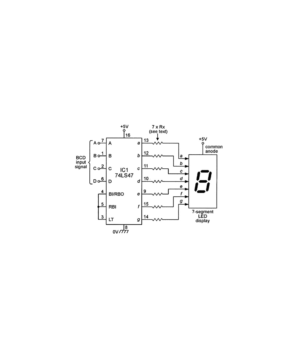 Compuerta Logica Decodificador SN74LS47N
