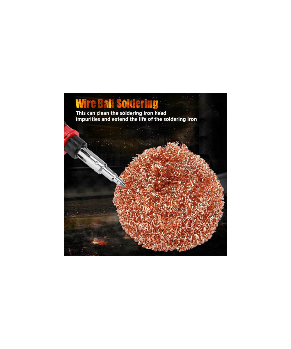 Limpia Cautin Bola de Alambre de Cobre