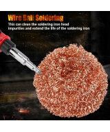 Limpia Cautin Bola de Alambre de Cobre