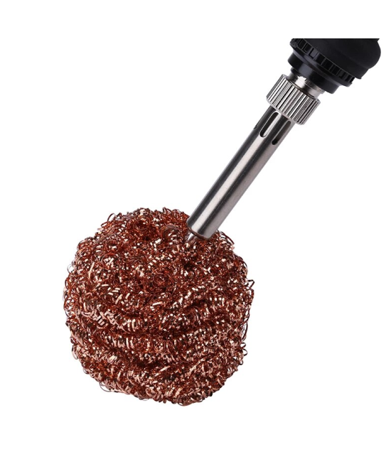 Limpia Cautin Bola de Alambre de Cobre