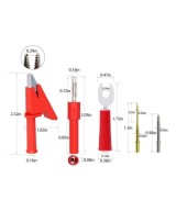 Puntas para Multimetro con Adaptadores de Prueba Intercambiables