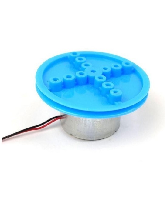 Polea de plastico con agujeros