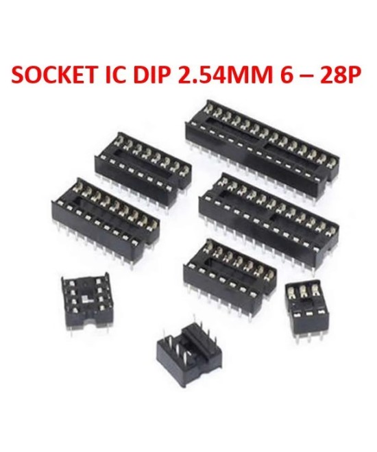 Base para circuito integrado DIP 2.54mm