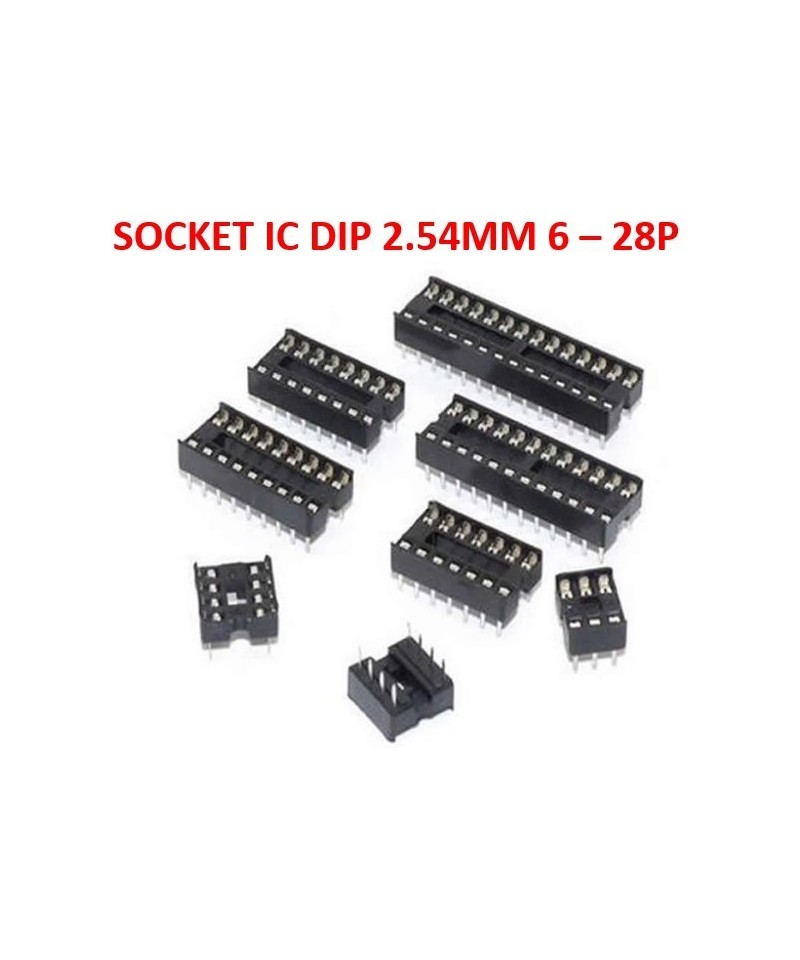 Base para circuito integrado DIP 2.54mm