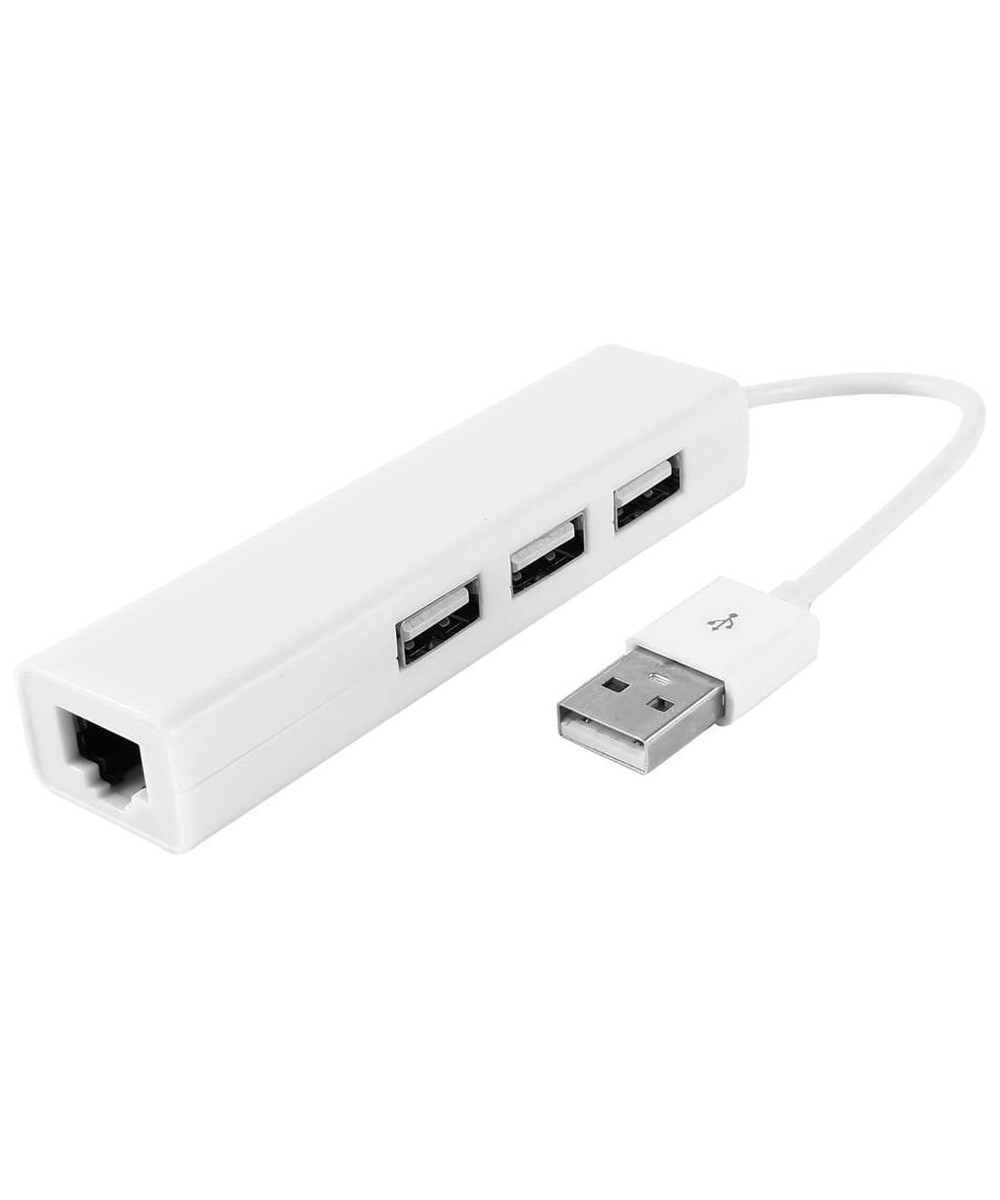 Adaptador de RED y HUB USB 2.0 a RJ45 10/100M