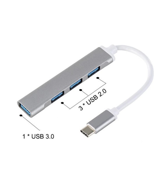 HUB USB-C 3.0 de 4 Puertos USB 3.0