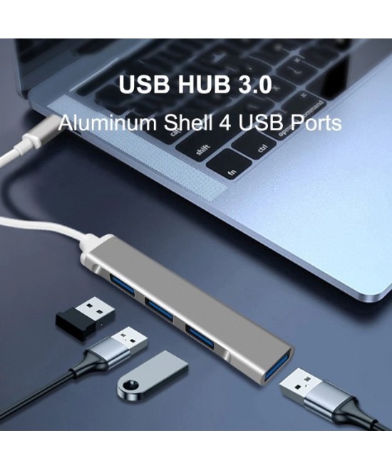 HUB USB-C 3.0 de 4 Puertos USB 3.0