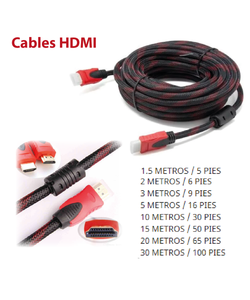 Cable HDMI 1.5 - 30 metros