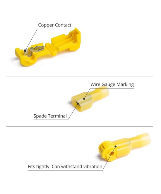 Conector con Terminal de Crimpado para Cable (2 Pares)
