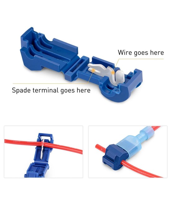 Conector con Terminal de Crimpado para Cable (2 Pares)