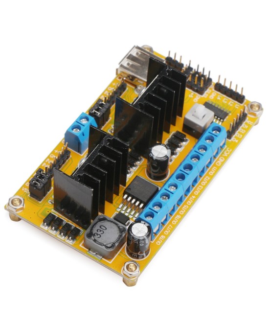 Controlador Puente H Doble L298N de 4 Motores