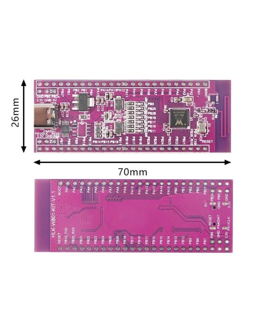 Tarjeta de Desarrollo HLK-W801 V1.1 Wifi y Bluetooth