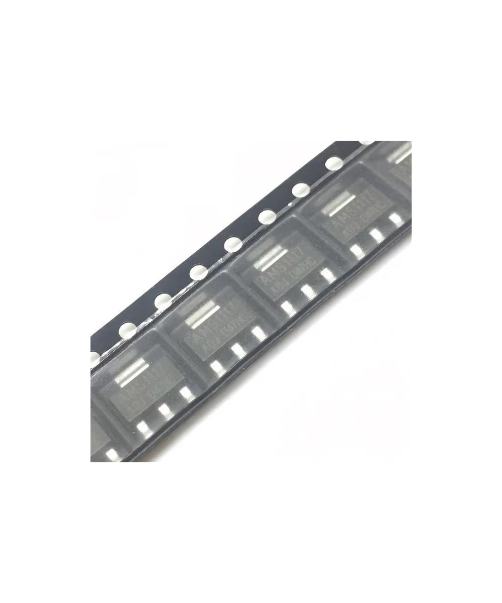 Regulador de voltaje AMS1117 SOT-223 (ADJ-1.2V-1.8V-3.3V-5.1V)