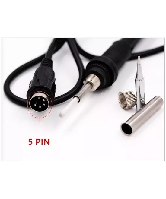 Cautin de Repuesto para Estacion de Calor Hakko 907/936/937/928/926 A1321 5Pines