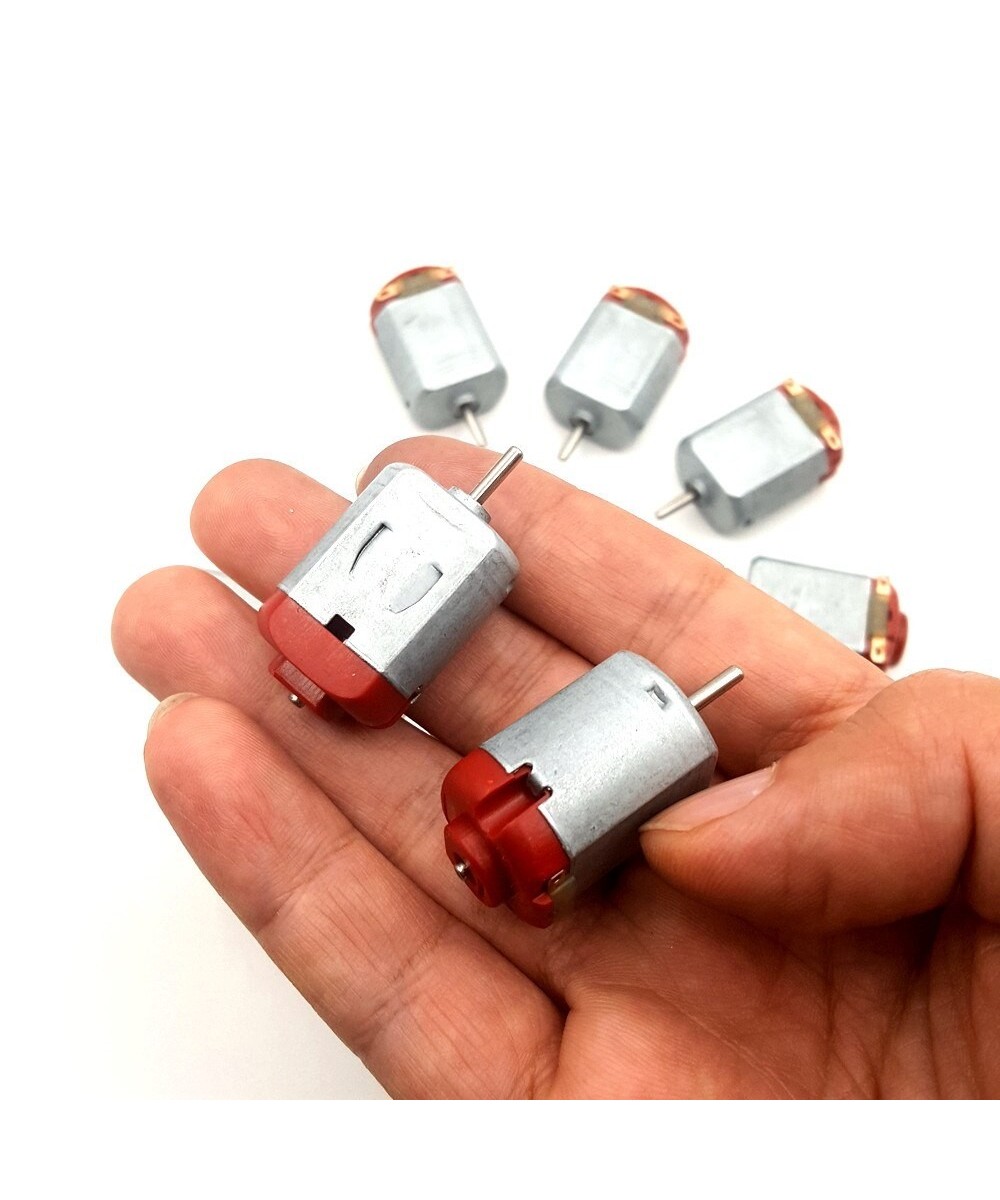 Mini Motor 130 DC 3-6V con Pinzas Cocodrilo