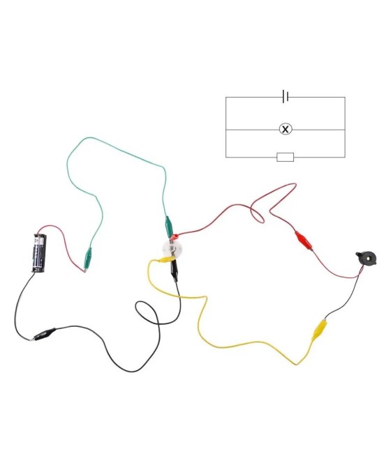 Kit de motor de circuito electrico, experimento cientifico, kit educativo