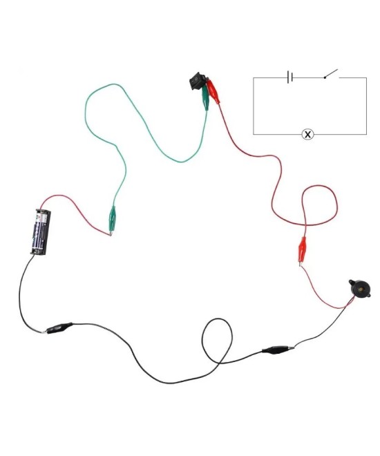 Kit de motor de circuito electrico, experimento cientifico, kit educativo