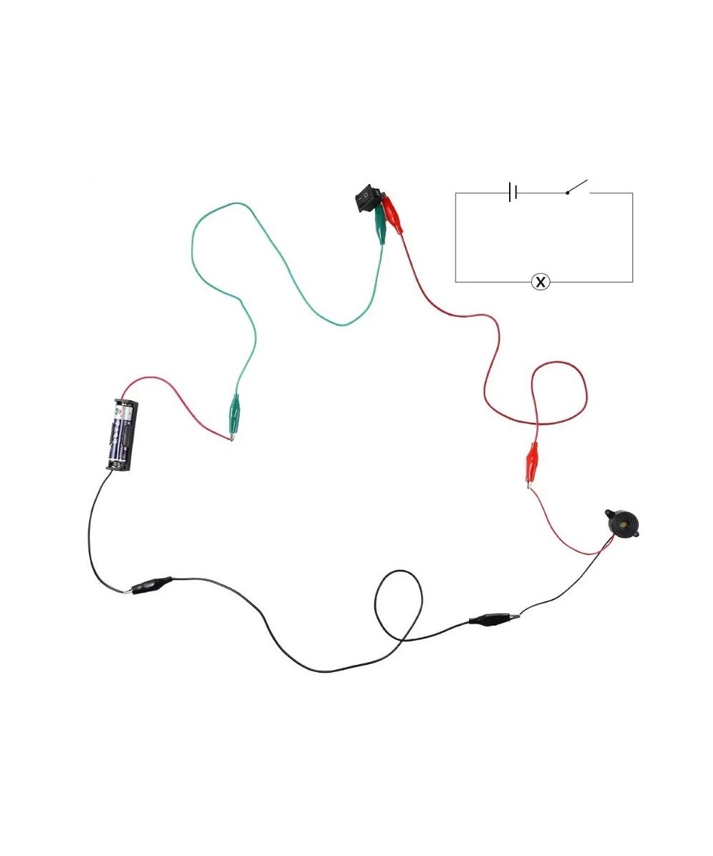 Kit de motor de circuito electrico, experimento cientifico, kit educativo