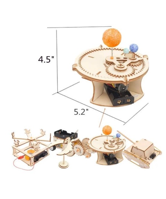 Kit de experimentos de ciencia, bricolaje, con herramienta de pintura de 12 colores (5 KITS)