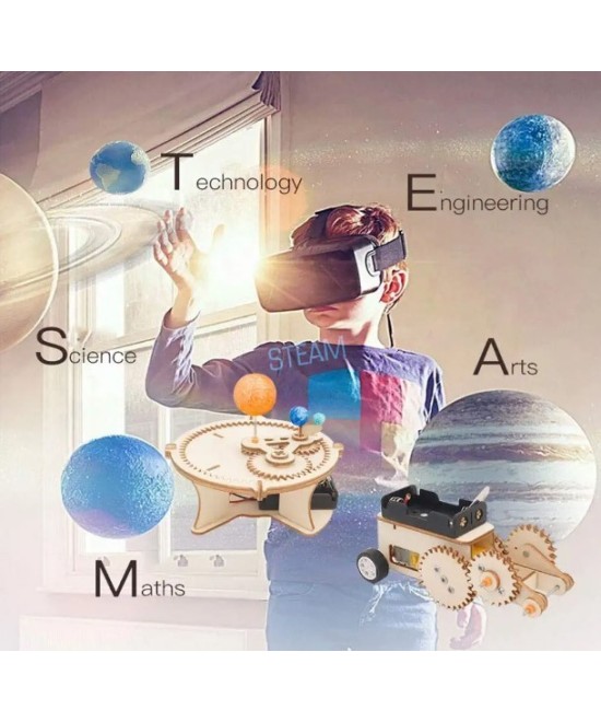 Kit de experimentos de ciencia, bricolaje, con herramienta de pintura de 12 colores (5 KITS)