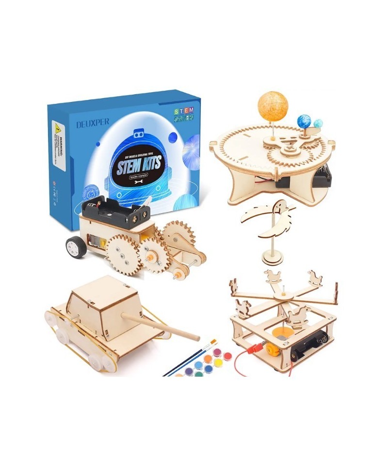 Kit de experimentos de ciencia, bricolaje, con herramienta de pintura de 12 colores (5 KITS)