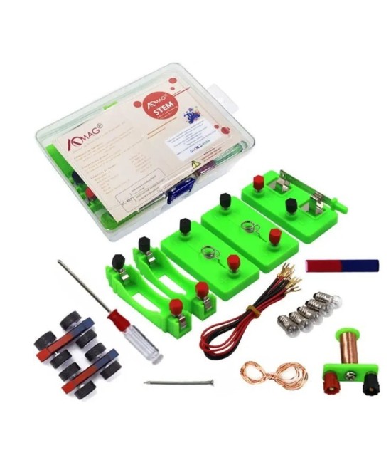 Kit de experimento de electricidad y magnetismo para niños, estudiantes, laboratorios de física escolar,
