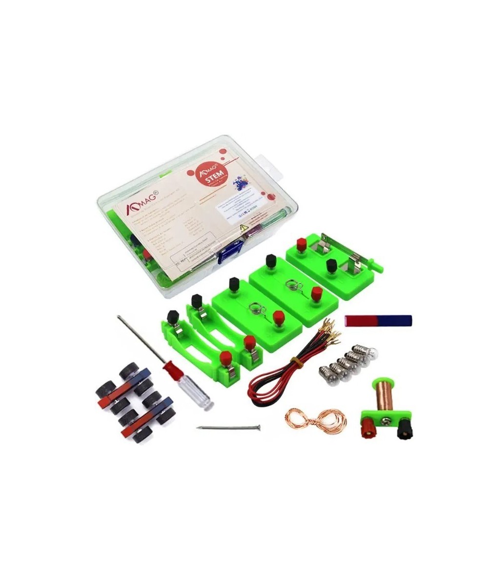 Kit de experimento de electricidad y magnetismo para niños, estudiantes, laboratorios de física escolar,