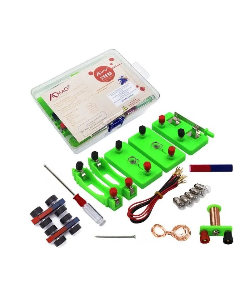 Kit de experimento de electricidad y magnetismo para niños, estudiantes, laboratorios de física escolar,
