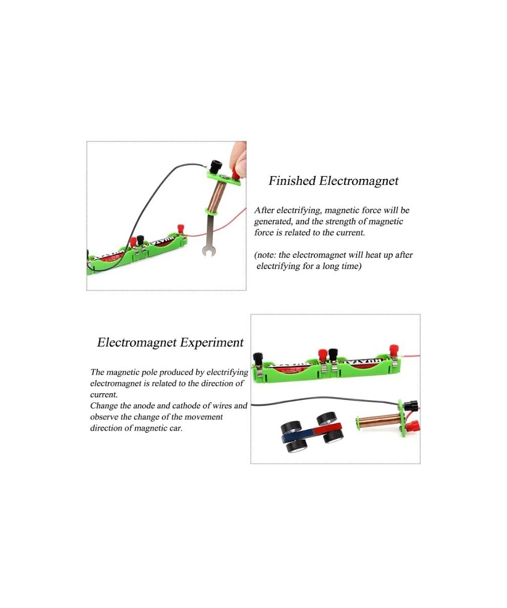 Kit de experimento de electricidad y magnetismo para niños, estudiantes, laboratorios de física escolar,