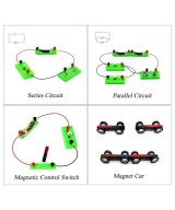 Kit de experimento de electricidad y magnetismo para niños, estudiantes, laboratorios de física escolar,