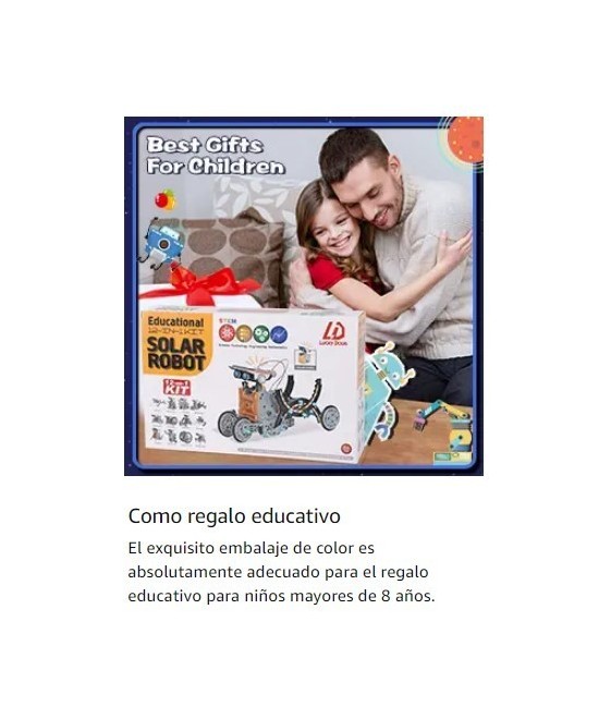 Robot Solar 12 en 1 STEM Lucky Doug (KIT)