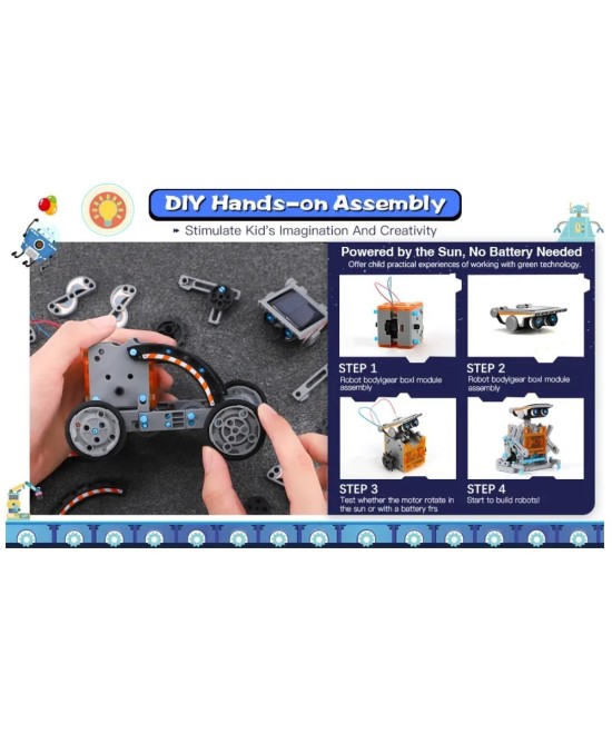 Robot Solar 12 en 1 STEM Lucky Doug (KIT)
