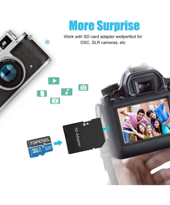 Memoria microSD Clase 10 TOPESEL