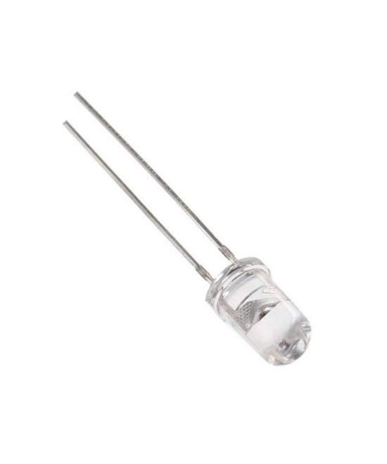 Diodo LED infrarrojo 5mm de 940nm Emisor o Receptor (5 unidades)