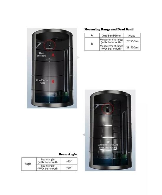 Sensor Ultrasonico A0121AU con puerto serial UART