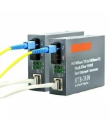 TransReceiver de fibra óptica TX y RX 25Km (par de media converter)