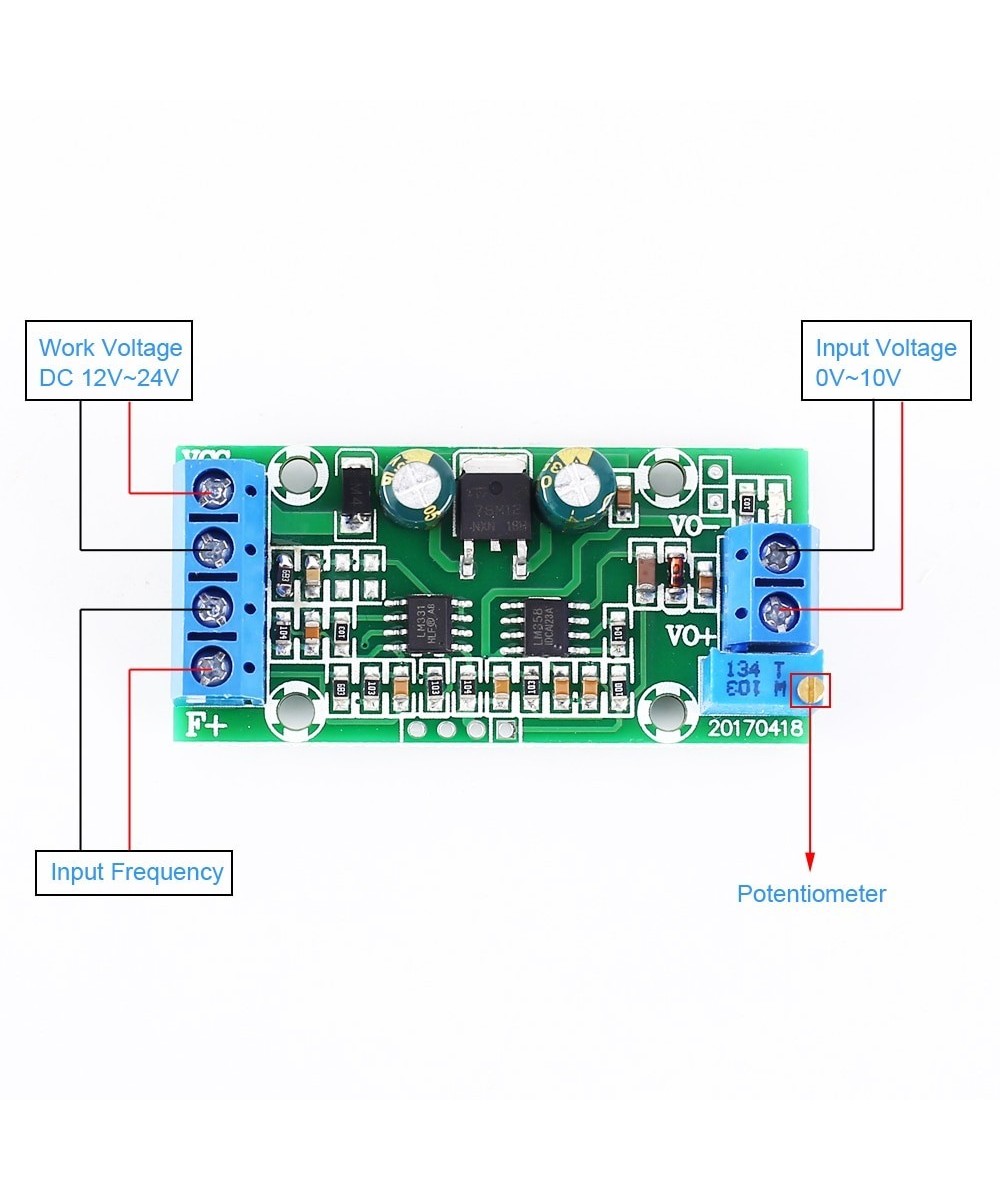 Modulo Convertidor de Frecuencia a Voltaje 0-10k 5V