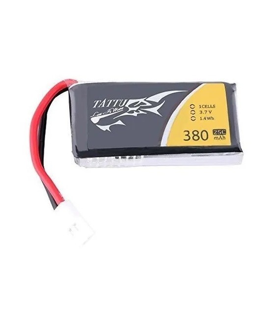Bateria Recargable tipo LiPo 3.7V 380mAH conector JST 25C