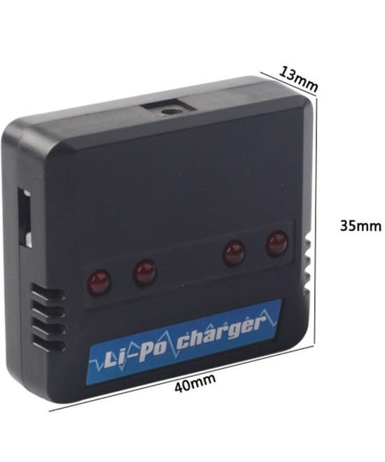 Cargador de Baterías LiPo 3.7V XH2.54mm