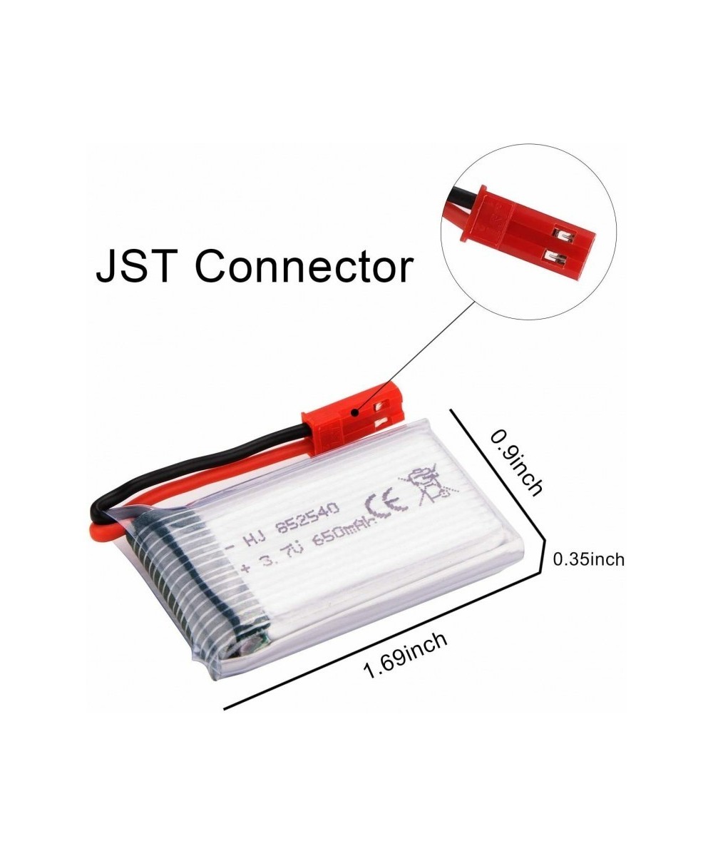 Batería tipo LiPo recargable 3.7V 650mAh