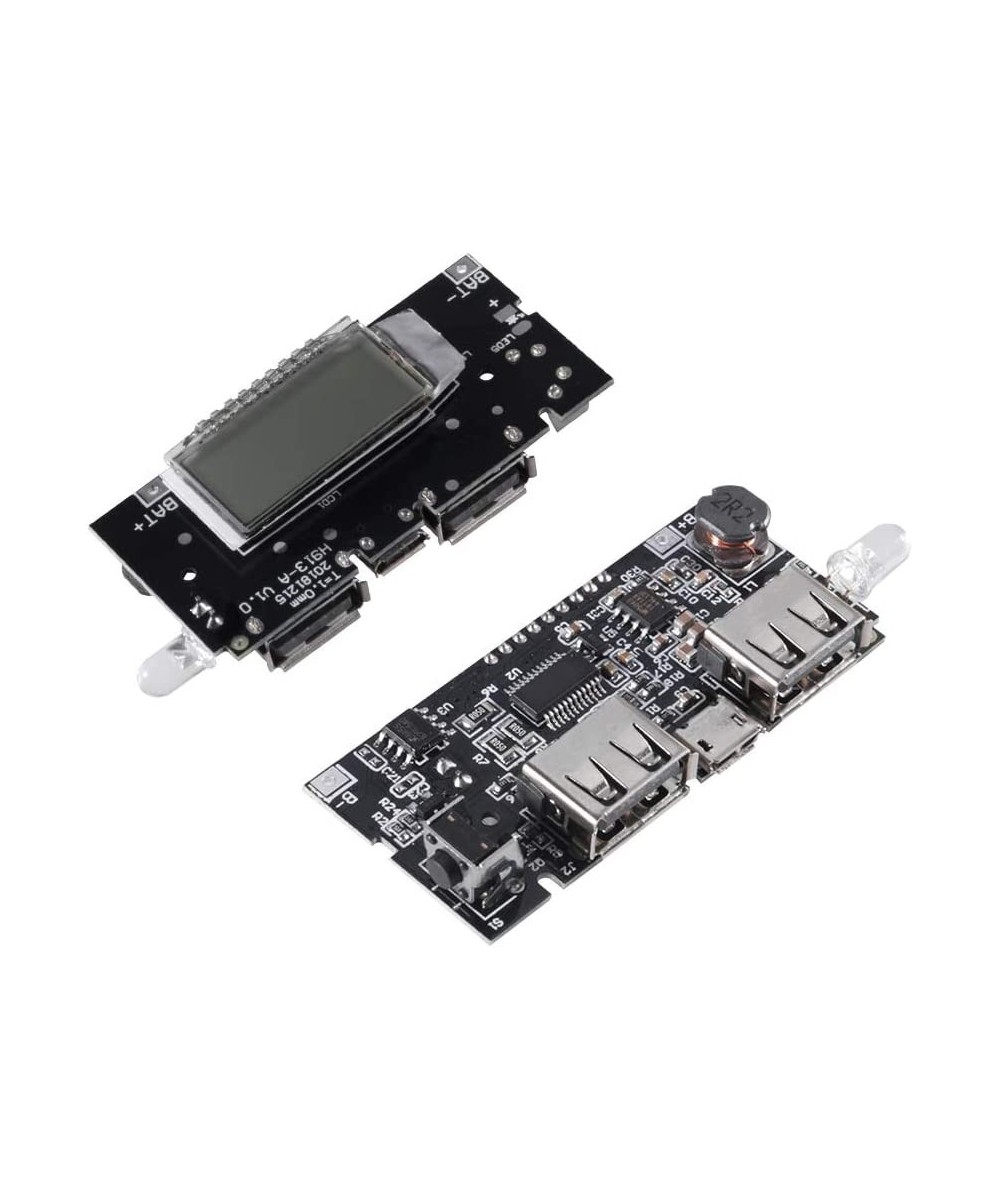 Modulo de Carga USB para Baterias 18650 con Pantalla BMS