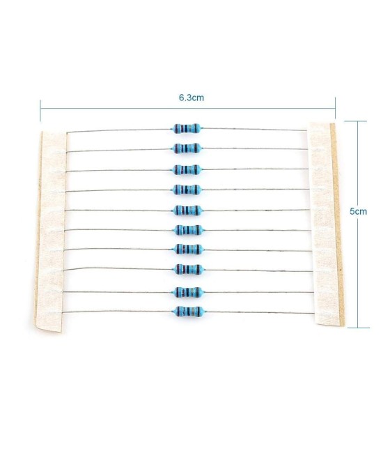 Resistencias de Filamento de Carbon 1/4W 1 Valor (10 Unidades)