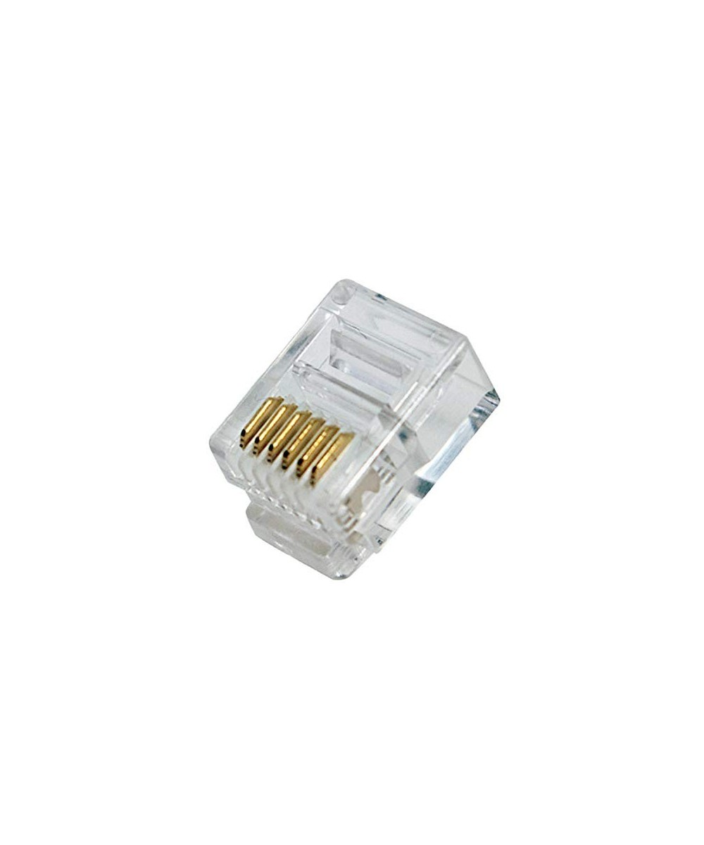 Conector Modular RJ12 6 Contactos 6P6C (10 Unidades)