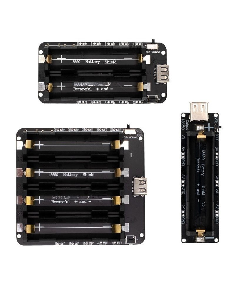 Modulo Cargador de Bateria 18650 Shield 1/2/4 Baterias