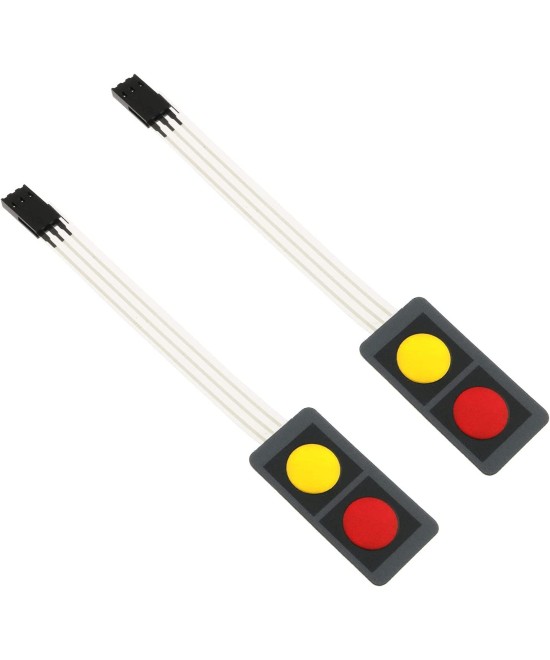 Teclado Matricial con Membrana 1x2 de 2 teclas