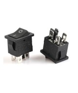 Interruptor de corriente 250V 6A KCD1-104 15x21mm 4 Pines